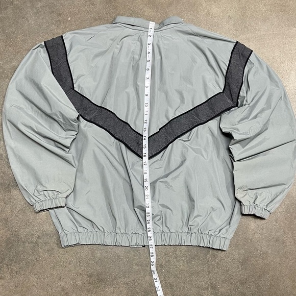 Vintage 90s Reflective Army Boxy Nylon Windbreaker Jacket - Picture 12 of 12